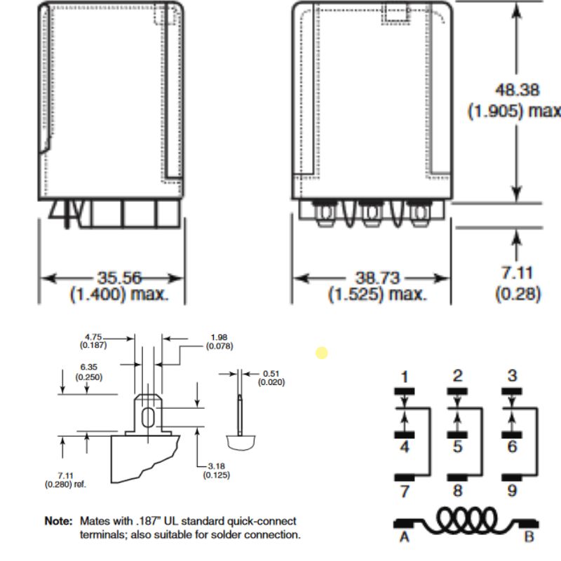 RELAY AC 220V 6270